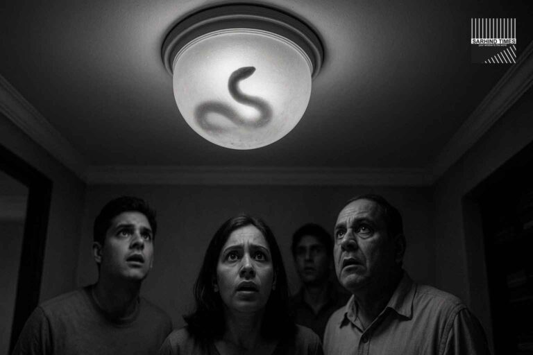 Viral Shock in Noida: Snake Found Inside Ceiling Light Leaves Residents Stunned