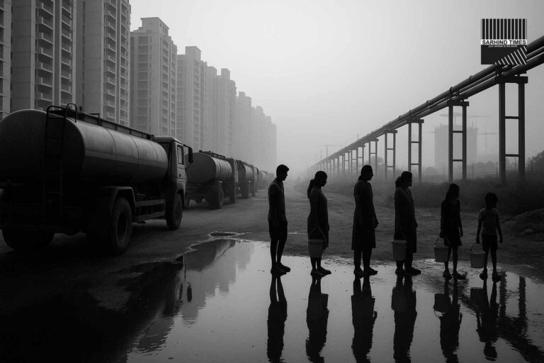 Gurugram’s High-Rise Water Crisis: 2,500 Residents Depend on Tankers as Piped Supply Runs Dry