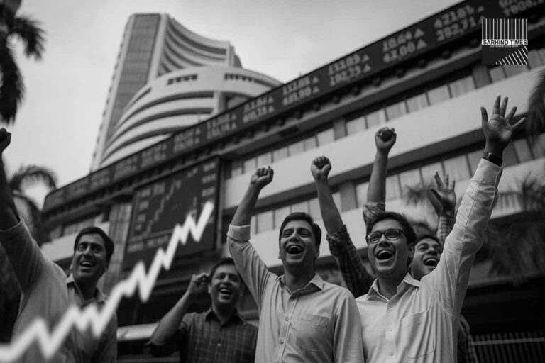 Sensex Soars 575 Points; Nifty Closes Above 25,300 in Broad Rally
