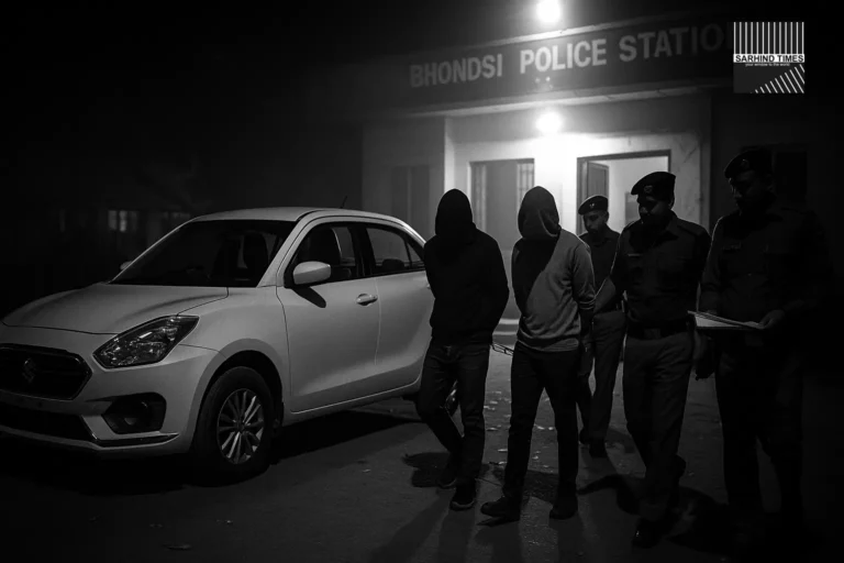 Two Arrested for Robbing Cabbie in Bhondsi: Gurugram Police Crack Case Within 24 Hours