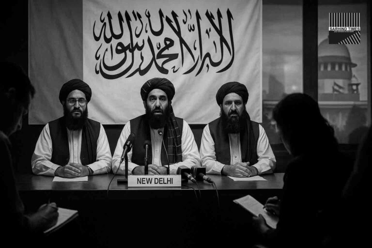 Taliban Symbols Appear At Embassy Presser In Delhi; Messaging Grows Assertive